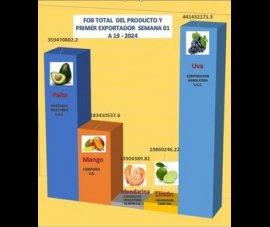 Exportaciones del Perú semana 01 al 19 - 2024